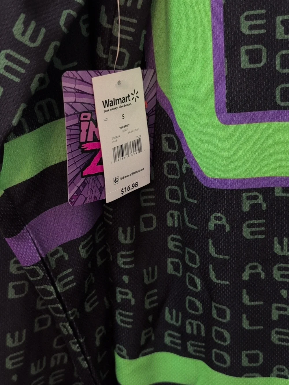 Invader Zim Nickelodeon Hockey Jersey NWT - Picture 5 of 5